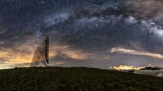 Milky Way On The Night Sky HD Wallpaper 4k