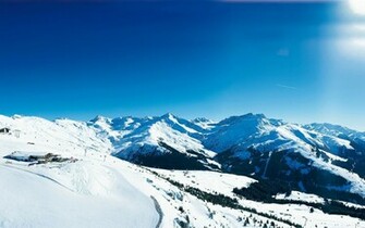 Snowy Mountain Peaks Wallpaper