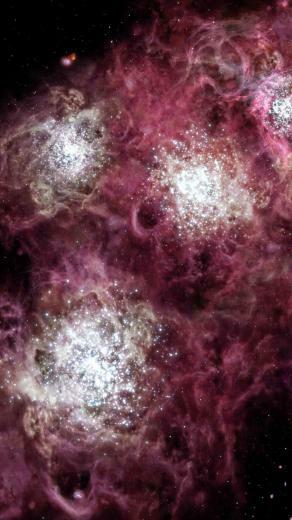 HD Galaxy iPhone Wallpaper