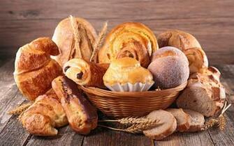 Baking Bread Still Life Viennoiserie Wallpaper