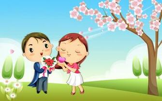 Cartoon Love Wallpaper HD Res