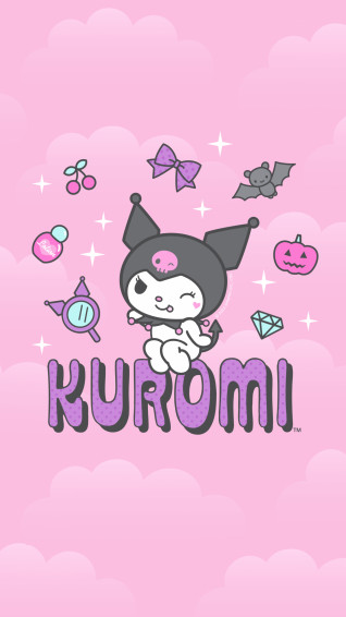 Kuromi Wallpaper 4k Cartoon Hello Kitty