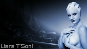 Liara T Soni Smokey Eyes Wallpaper By Rendereffect Dan