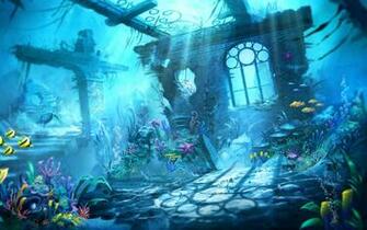 Trine Underwater Scene Wallpaper HD