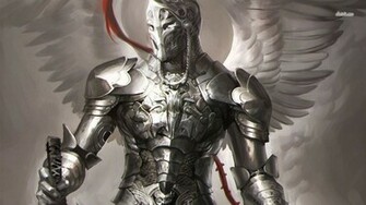 Knight Angel Computer Wallpaper Desktop Background Id