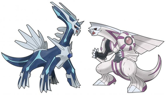Dialga And Palkia By Theserotonin