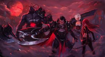Sion Darius Riven Katarina Wallpaper Fan Arts League Of