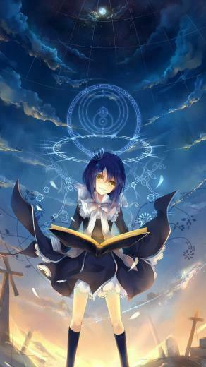 Anime Witch Mobile Wallpaper Jpg