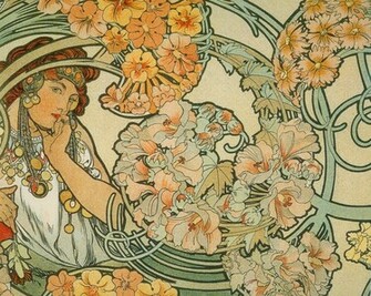 The Devoted Wallflower Inspiration Point Alphonse Mucha