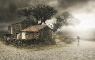 Wallpaper House Tree People Old I M Leaving Image For Desktop