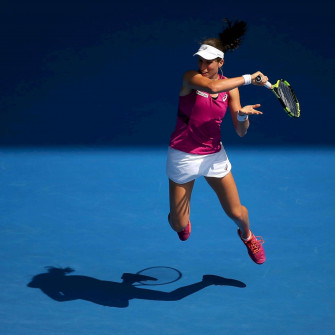 Johanna Konta Jumping Shadow Wallpaper