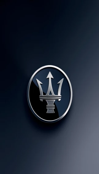 Maserati Logo Phone Wallpaper