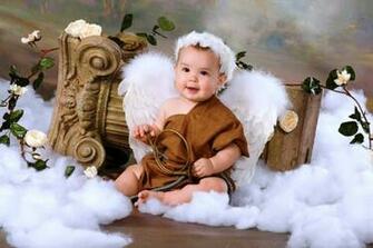 Anjo Beb Trombeta Vetor