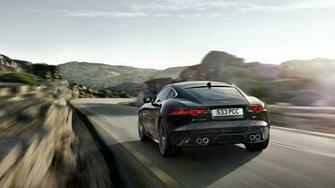 Jaguar F Type R Coupe Rear Wallpaper HD
