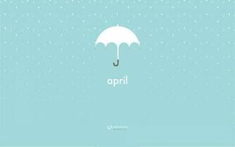 April Umbrella Wallpaper