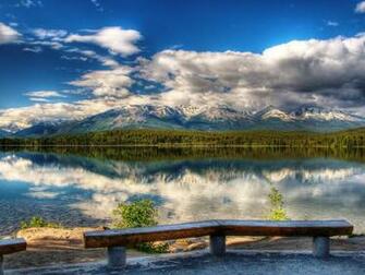 Cloudy Spring Weather On The Pond Wallpaper And Image