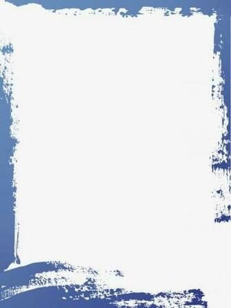 Simple Blue Watercolor Frame Kids In Border