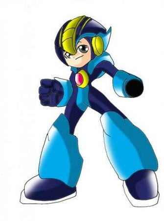 Megaman Exe Chibi Colored By Darkzero779
