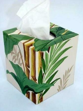 Tropical Floral Bamboo S Vintage Wallpaper Tissue By Fondue