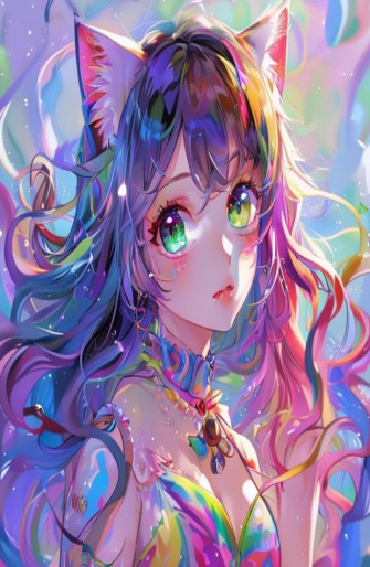 Anime Cat Girl Wallpaper