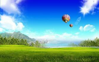 Hot Air Balloons Widescreen Wallpaper