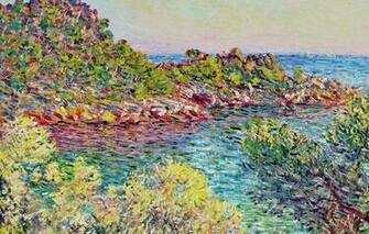 Wallpaper Nature Picture Claude Monet Landscape Near Monte
