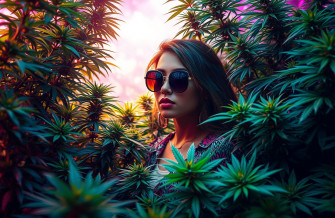 Girl Weed Wallpaper