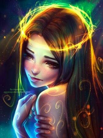 Ayya Saparniyazova Ayyasap Sap Angel Nimbus Wallpaper HD