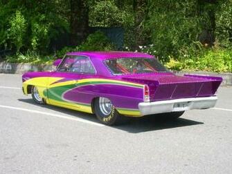 Chevrolet Nova Drag Race Car Wallpaper