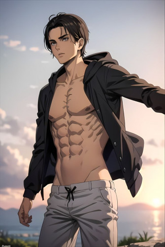 Powerful Eren Jaeger Wallpaper