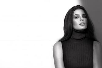 Camila Queiroz Celebrity Monochrome 4k Wallpaper And