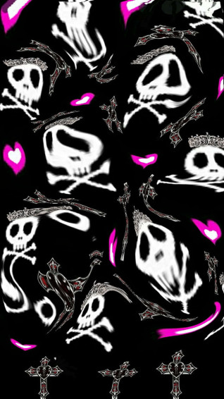 Pink Black And White Wallpaper