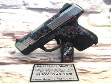 Ruger Sr40c Custom Gun Wrap High Caliber Graphix