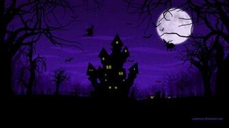 Scary Halloween HD Wallpaper Pumpkins Witches Spider Web