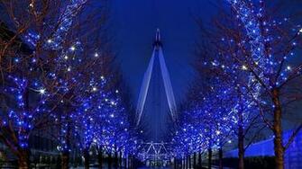 London Eye Night Lights Wallpaper Travel HD
