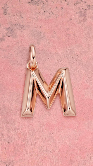 Gold Plated Letter M Wallpaper