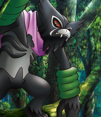 Zarude Standing On Tree Branch N0xsmt2a4xd47m23 Wallpaper