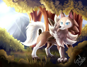 Lycanroc Midday Form By Gralmaka