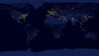 Wallpaper Night Earth Planet Map Nasa Lights At