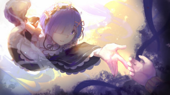 Rem Reaching Out Wallpaper