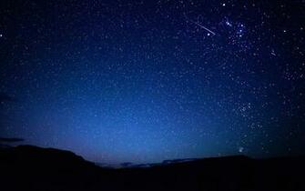 Wallpaper For Blue Night Sky Niebo In