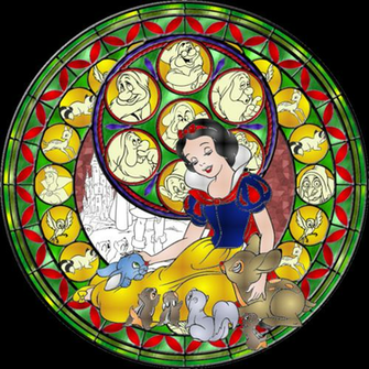 Disney Princess Image Snow White Stained Glass Wallpaper Photos