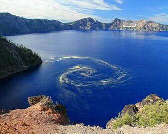Of Pollen At Crater Lake National Park Oregon Hq Wallpaper