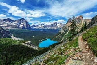 Wallpaper Yoho National Park British Columbia Lake