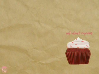 Wallpaper Red Velvet Cupcake By Kiddieerror