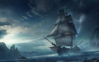 Pirate Ship HD Wallpaper Background Image