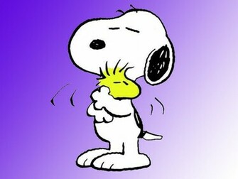 Wallpaper Snoopy Abrazando A Emilio