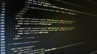Flat Screen Montir Syntax Highlighting Code Html Css HD
