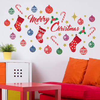 Amazon Wallflexi Christmas Decorations Wall Stickers Merry