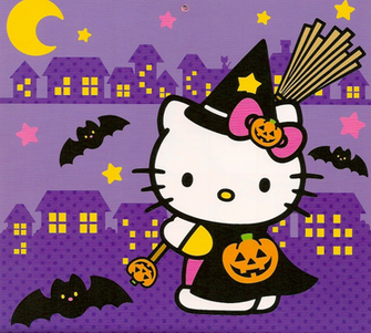 Purple Hello Kitty iPhone Wallpaper